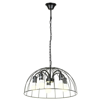 Подвесная люстра 50 см Lussole LGO LSP-8216 черный