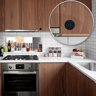 Радиовыключатель мебельный сенсорный HiTE PRO SN-C (круглый, алюминий) HPSW-SNC1-AL