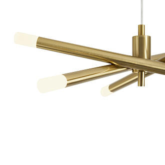 Светильник 54 см, 16W, 3000K, Freya Wands FR6130PL-L18B, латунь