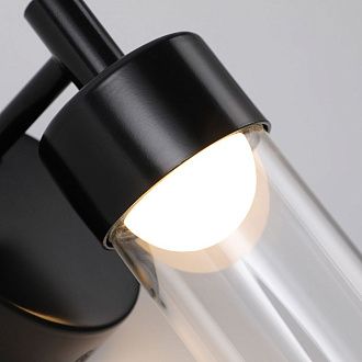 Уличный настенный светильник 29 см, 5W, 3000K, Favourite Outdoor 4702-1W, черный