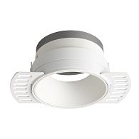 Встраиваемый светильник 11 см, Crystal Lux CLT 079C1 WH, белый, вр 7,5 см