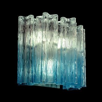Настенный светильник 25 см, Loft IT Murano 10580W Clear blue, бронза