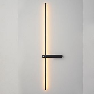 Настенный светильник 99 см, 9W, 3000-6000K, Crystal Lux CLT 077W1000 BL, черный