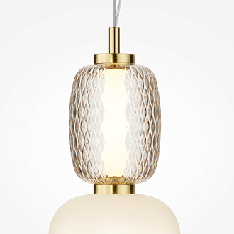 Подвесной светильник 17*17*348,5 см, LED, 18W, 3000К, Maytoni Pattern MOD267PL-L18G3K золотой