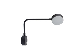 Бра 9W, 3000K, 36 см, Crystal L ux CLT 214W BL Черный