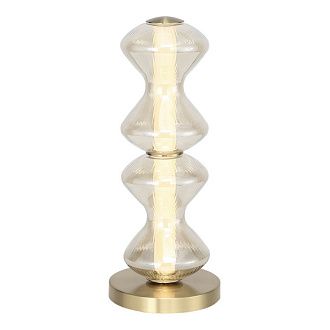 Настольная лампа *18*-45 см, 1*LED, 12W, 3000K, ST-Luce Spine SL6136.214.01, золотой