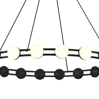 Подвесная люстра 80*120 см, 1*LED*40W, 4000K, ST-Luce Monro SL6610.403.20, черный