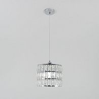 Светильник подвесной SAPFIR SPFD-8613 ХРОМ/CHROME D240/H1000/1/Е27/10W без ламп CRYSTALS