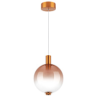 Подвес 20*31/170 см, 6W Lightstar Colore 805402 Красное золото