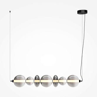 Подвесной светильник 117,5*20*325 см, LED, 40W, 3000К, Maytoni Futuro MOD307PL-L40B3K черный