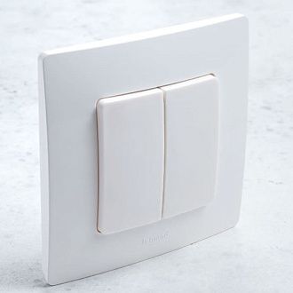 Радиовыключатель клавишный HiTE PRO LE-2 (белый) HPSW-LE2-WH-FR