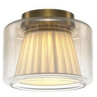 Потолочный светильник 18 см, 8W, 3000K, Aployt Zhyuli APL.089.07.08, латунь