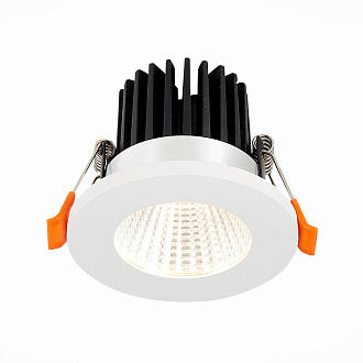 Встраиваемый светильник 8 см, 10W 4000K ST LUCE Встраиваемые светильники ST704.548.10 Белый, вр 6,5 см