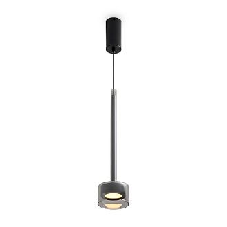 Подвесной светильник *10*64-252 см, 1*LED*6W, 3000K, Freya  FR5633PL-L6B, Черный