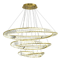Светильник подвесной 80*280 см, LED*1*97W, 4000K, St Luce Ritorto SL6204.301.03, Латунь