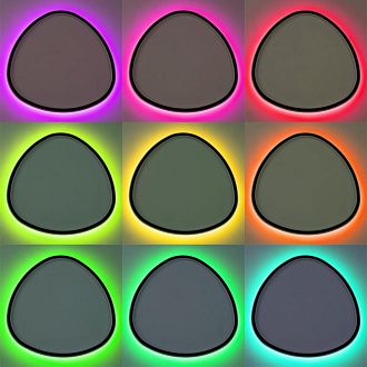 Светильник 52 см, 72W, 3000-5500K, Citilux ТRIO CL215B251E LED RGB, черный