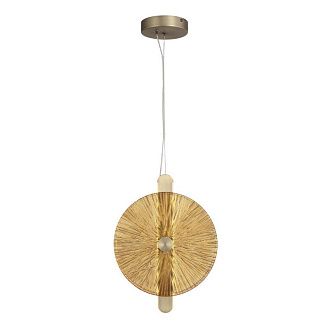 Подвесной светильник 28*3,3*37,2 см, 1*LED*11W, 4000K, ST-Luce Wasi SL6141.313.01, бронзовый