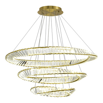 Светильник подвесной 80*280 см, LED*1*97W, 4000K, St Luce Ritorto SL6204.301.03, Латунь