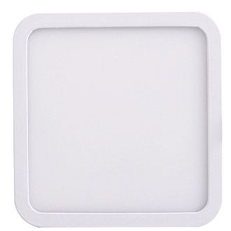 Светильник встраиваемый 17*17*2,5-2,5 см, вр 16 см, *LED*18W, 3000K, Mantra Saona MANC0196, матовый белый
