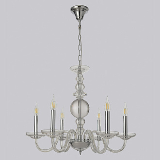 Светильник 65 см, Crystal Lux ARABESQUE SP6 CHROME, хром