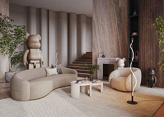 Светодиодный светильник 150 см, 15W, 3000K, Maytoni MOD166FL-L15B3K, черный