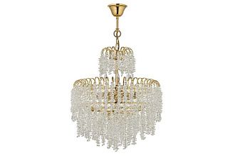 Люстра подвесная *40*45 см, 5*E14*40W, Arti Lampadari Daverio Gold Daverio E 1.5.40.105 G, золотой
