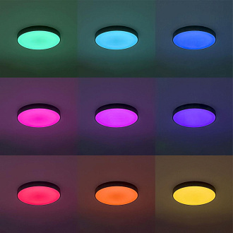 Светильник 60 см, 105W, 3000-5500K Citilux Купер CL724105G1 RGB, черный