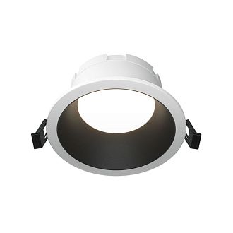 Встраиваемый светильник 11 см, Maytoni Technical Share DL126-GX53-WB, белый-черный
