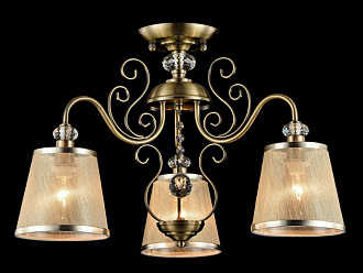 Люстра потолочная/подвесная Диаметр 58,3 см Freya FR2405-PL-03-BZ Бронза