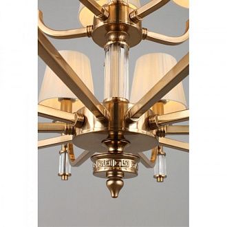Подвесная люстра 90*85-160 см, 15*E14, 40W, Aployt Patricia APL.716.13.15, бронзовый