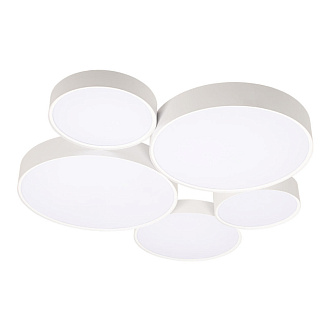 Потолочный светильник 90*10,6 см, 5*LED 4000K белый Loft It Drum 10218 White