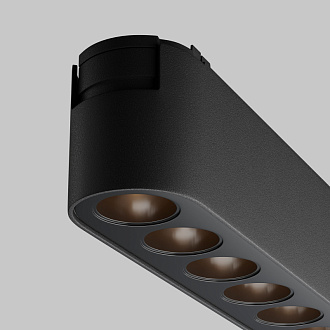 Трековый светильник 2,5*33*2,75 см, LED 16W, 4000К, Черный Maytoni Points TR082-1-18W4K-M-B