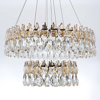 Подвесная люстра 80*80/150 см, LED 96W 3000-5500K MODELUX premium ML.6900.800P GD золото