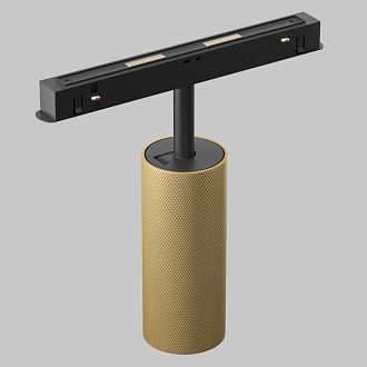 Светильник на шине 5,2*5,2*12,5 см, LED, 12W, 3000К, Maytoni Technical Artisan TR097-2-12W3K-M-BMG золото матовое