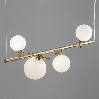 Светильник 92 см, Freya FR5259PL-04BS, латунь