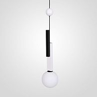 Подвесной светильник PANSY D18 White 18*18*200 см, 1*G9*60W, ImperiumLoft PANSY01, Чёрный, Белый