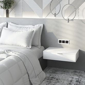 W0031105/ Рамка на 3 поста Favorit (белый матовый,стекло) Werkel 4690389159763