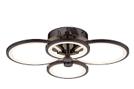 Люстра L550 x W410 x H135, мм, 96W 3000K-6500K, CF (Кофе) Rilon 3010/2+2 CF