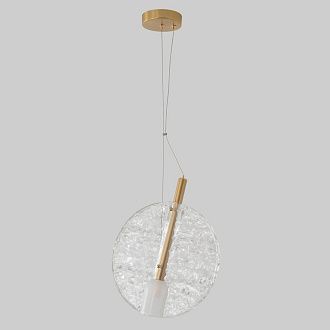 Светильник подвесной *28*32,5-87-212 см, 1*G9*40W, Crystal Lux Frozen FROZEN SP1 BRASS, Латунь