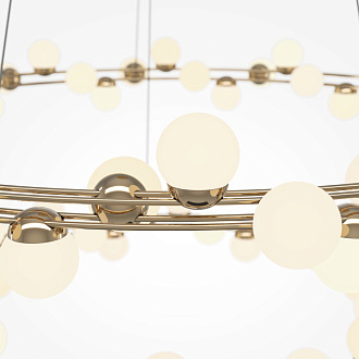 Каскадная люстра 80*80*310 см, LED, 116W, 3000К, Maytoni Tessara MOD081PL-L84G3K золотой