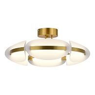 Люстра на штанге *50*19 см, 1*LED*45W, 3000K, ST-Luce Etoile SL1304.302.45, латунный
