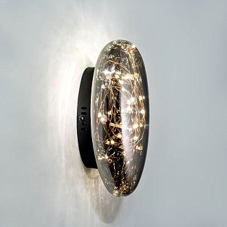 Настенный светильник 9 см, 5W, 3000К MODESTYLE MS.6512.220 BK черный