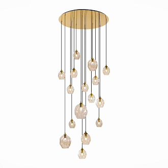 Люстра подвесная 117 см, ST LUCE IDESIA SL1188.303.16 Латунь