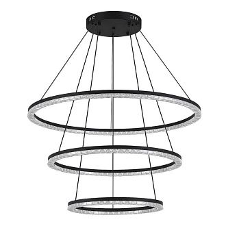Подвесной светильник *85*-150 см, *LED, 130W, 4000K, ST-Luce Euclidics SL1018.403.03, черный