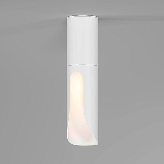 Потолочный акцентный светильник 4*4*16 см, 7W 3000K Elektrostandard Apex 25113/LED белый