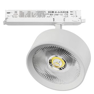 Светильник Quattro DALI *13,5*5 см, *35W, 3000K, Lightstar Alta Pro A5736DALI, Белый