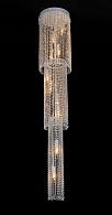 Люстра Ø300 x H2000, мм, 13*40W (520W), WHITE+SILVER (БЕЛЫЙ + СЕРЕБРИСТЫЙ) NewRgy 8735/13W WHITE+SILER