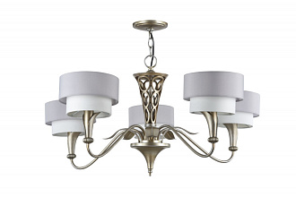 Подвесная люстра Maytoni  Lillian H311-05-G, диаметр 84 см, Жемчужное Золото