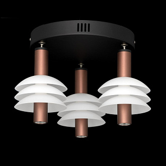 Светильник подвесной 35*185 см, 3*LED*16 W, 4000 К, Махагон Citilux Майя CL202032