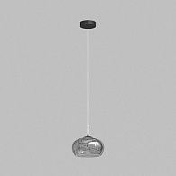 Подвесной светильник 28 см, 16W, 3000K, Denkirs Floa DK6742-BK+SM, черный